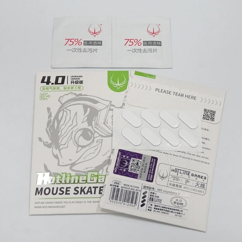 2 Pz/Pacco Pattini Per Mouse Sostituzione Glide Feet Pads Black Hotline Games Mouse Feet Sticker Per Logitech Mx Anywhere 3 Mouse