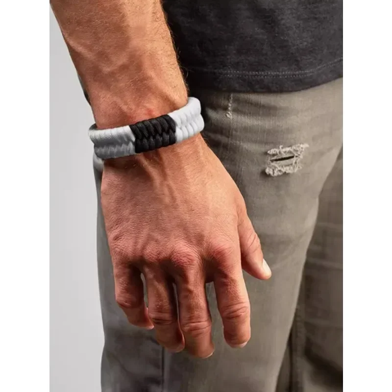 7-core Brazilian Judo Umbrella Rope U-shaped Adjustable Buckle Braided Bracelet Outdoor Emergency Camping Hiking EDC Accessories