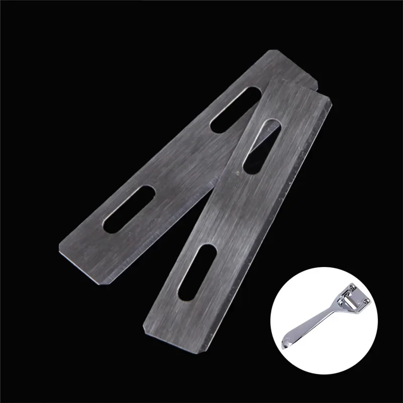 American 10Pcs Necessary Stainless Steel Replacement Blades Fits Leather Thinning Knife 3.8*0.8cm scalpel knife blades craft knife kit
