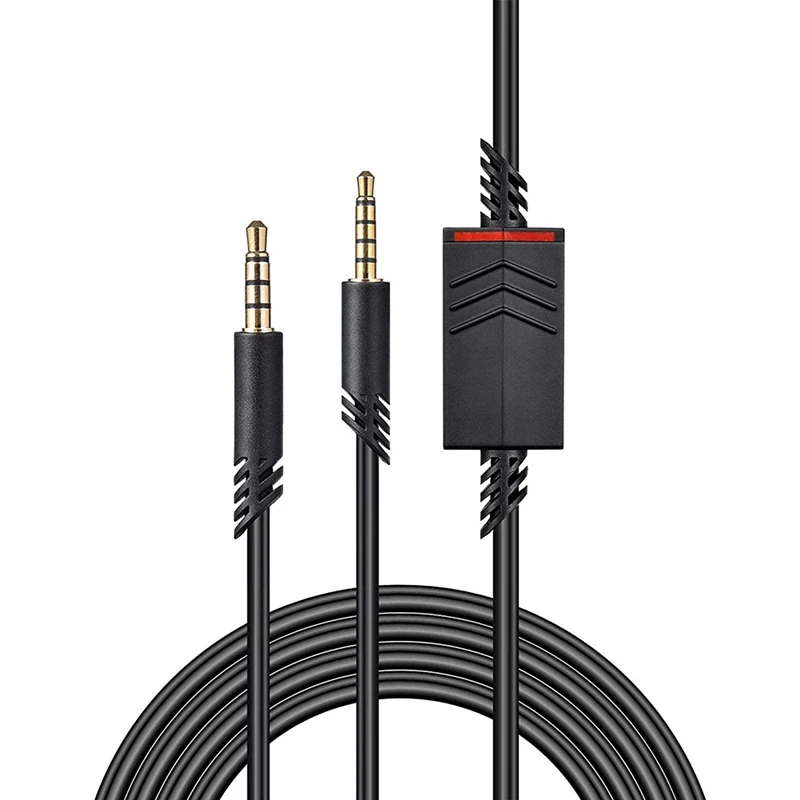 

Replacement Headset Cable, 2.0M Inline Mute Cable Cord For Astro A10/A40 Gaming Headsets Ps4 Controller Headphone