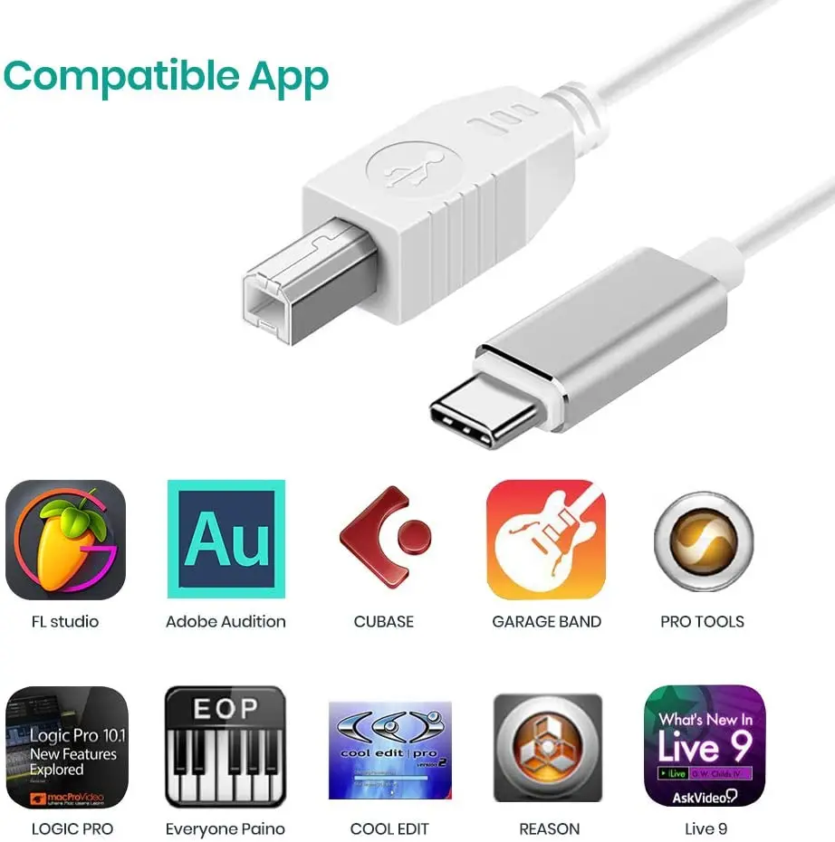 USB C - USB 2.0 ̺ 5FT  C - USB ̺ - ̵ Ʈѷ Ű  ̽   Ǳ
