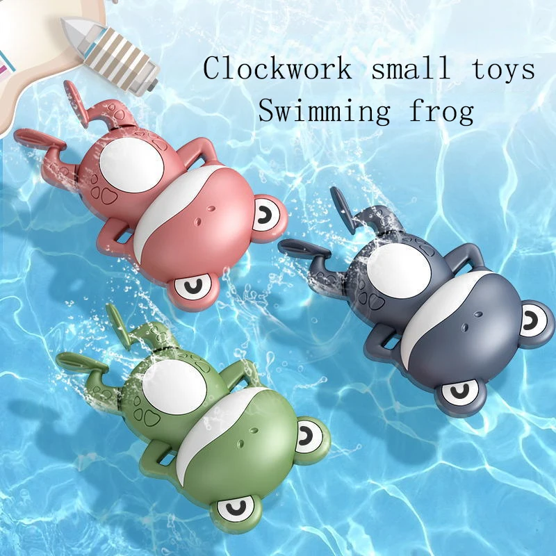 

Baby Bath Toys for Children New Baby Bath Swimming Bath Toy Cute Frogs Clockwork Bath Toy Brinquedos Infantil Toys for Kids