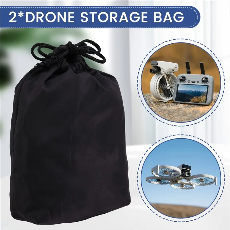 ABDE-드론 원격 제어 운반 케이스 DJI RC 2 Protable 보관 가방 핸드백 여행 가방 액세서리