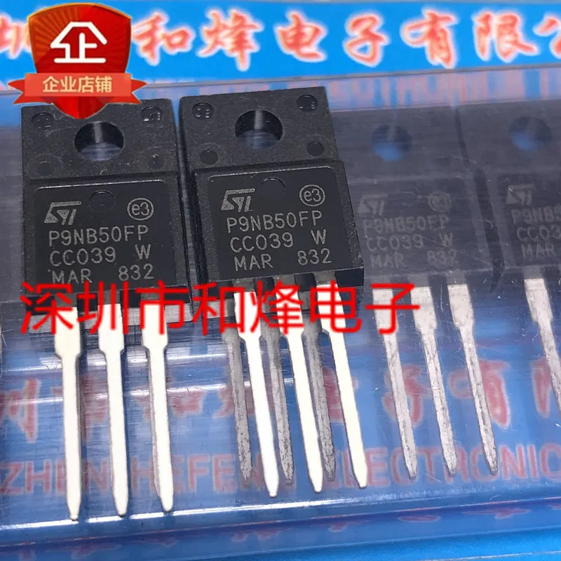 

Оригинал 4 шт./P9NB50FP STP9NB50FP TO-220F 500 в А