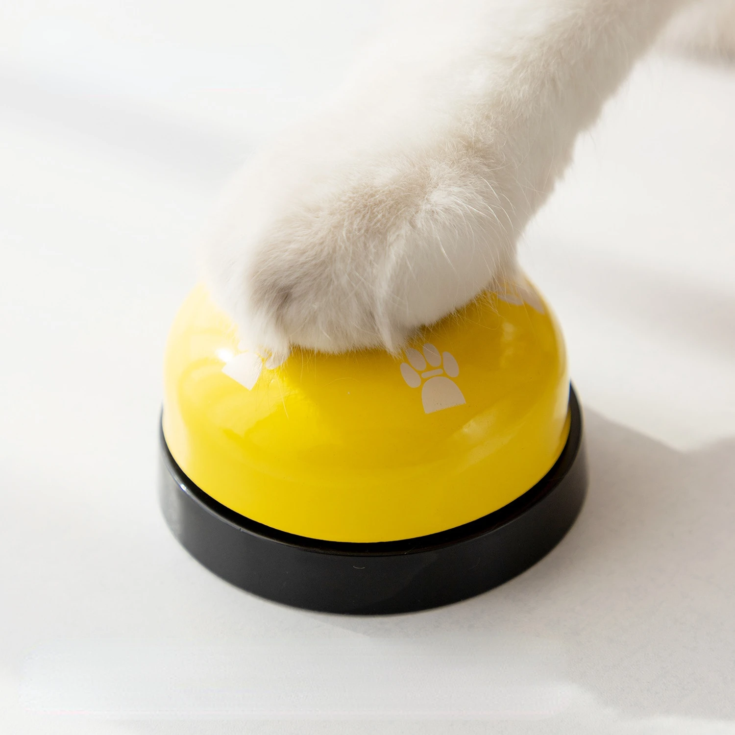 Pet Toys Bell for Dogs Cat Training Interactive Toy Called Dinner Small Bells Footprint Ring Trainer Feeding Reminder For Teddy