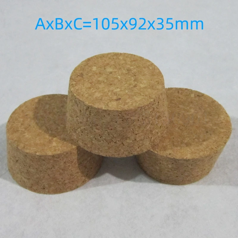 Lab Top DIA 72mm-105mm Wood Big Cork Thermos Bottle Stopper Essential Oil Pudding Glass Bottle Lid 2Pcs/lot