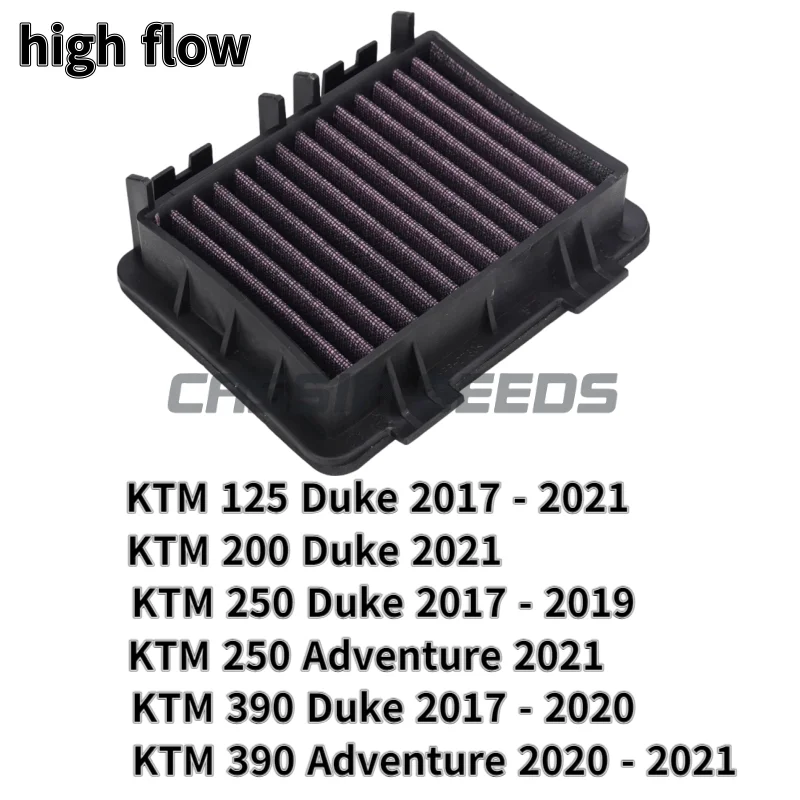 

Motorcycle Engine Air Filter Cleaner , Intake Filter for KTM 125 200 250 390 DUKE 250 ADV 390 Adventure 2017- 2021