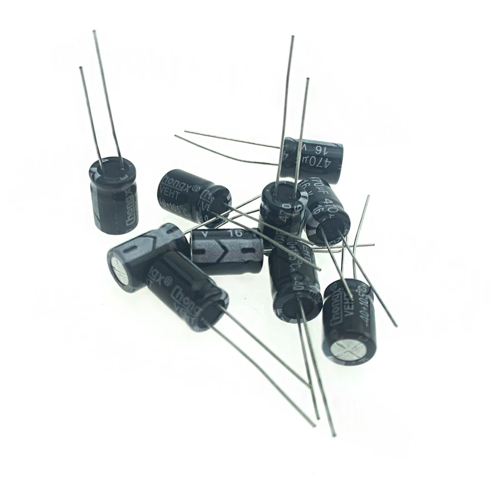 16V 25V 50V 0.1uF-1000uF Aluminum Electrolytic Capacitor Assorted Kit Box 1uF 4.7uF 10uF 47uF 220uF 330uF 470uF 120/200/500Pcs