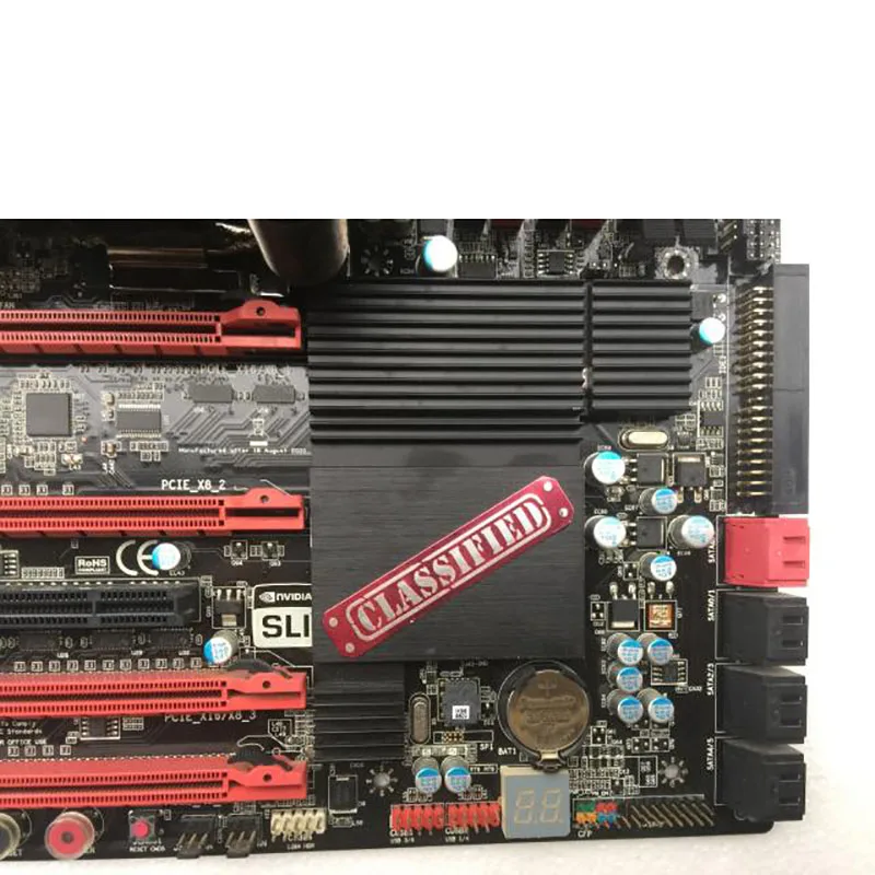 Server Motherboard For EVGA For X58 CLASSIFIED 141-BL-E760-A1 1366