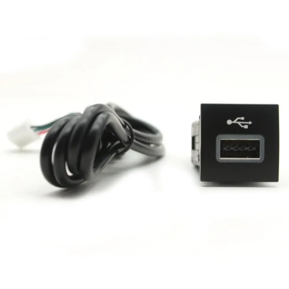 차량용 고속 충전기 오디오 라디오 U 디스크 플래시 QC3.0 USB 입력 어댑터 소켓, VW 골프 6 제타 MK5 EOS 시로코 투란