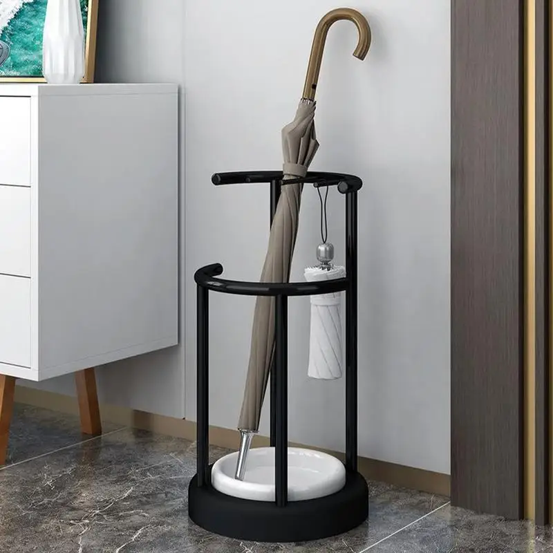 Umbrella Rack Large Capacity Umbrella Rack Stand Space Saving Basket Stable Organizer for Outdoor Shopping