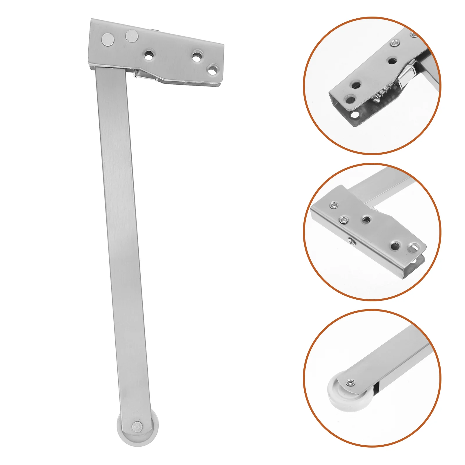 Fire Door Sequencer Anti Slam Adjustable Strike Plate Fire-proof Stainless Steel Automatic Closer Hinge Closing