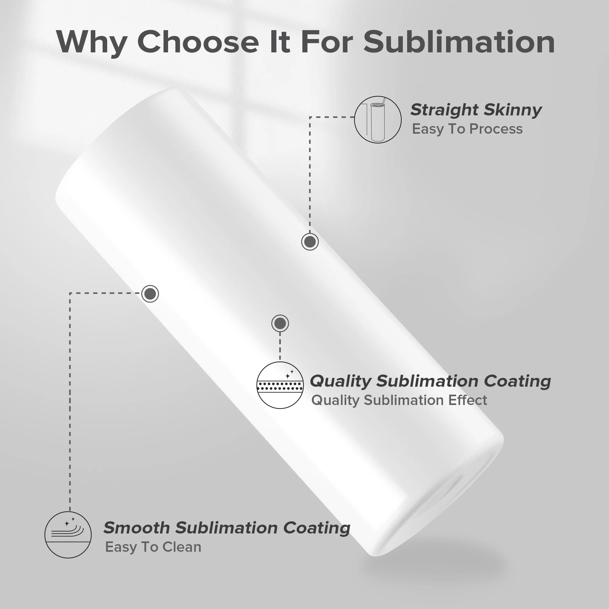Bulk Insulated Sublimation Tumblers 20 Oz Pack