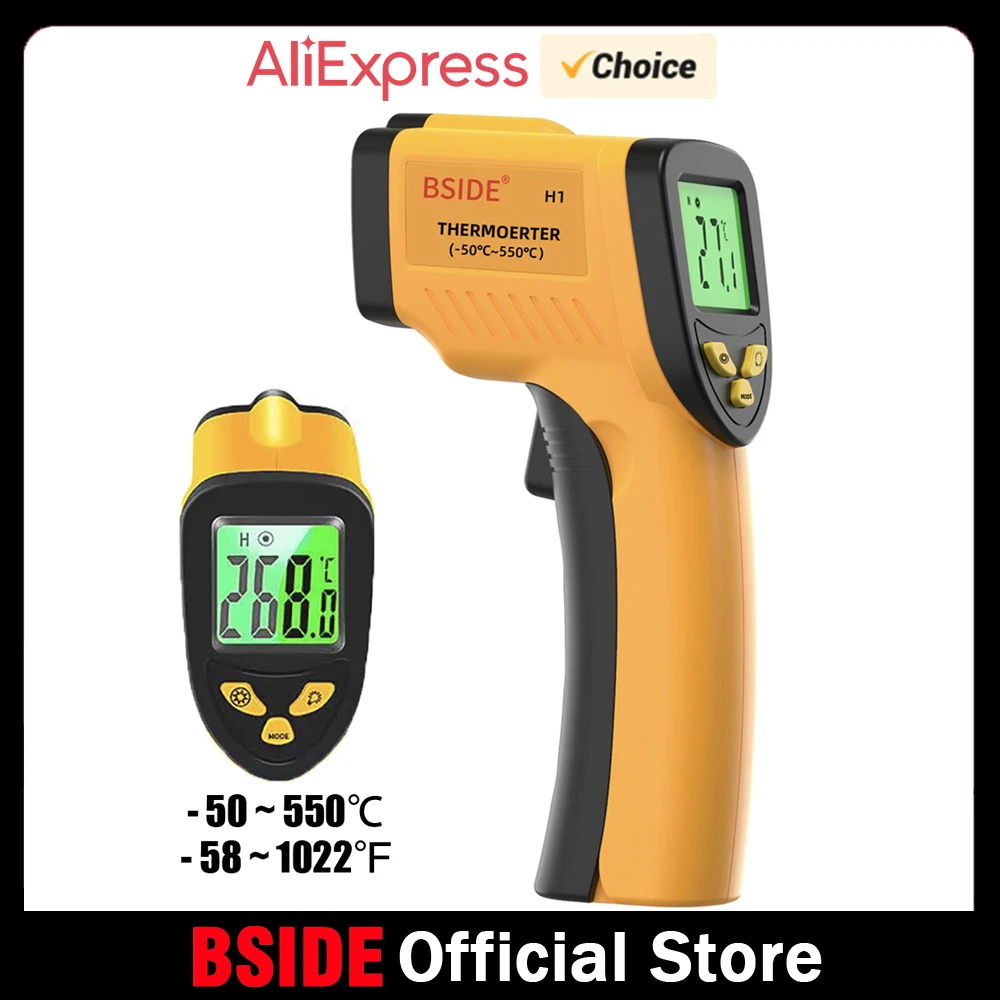 Laser Temperature Gun Humans  Temperature Measuring Laser Gun - Infrared  Thermometer - Aliexpress