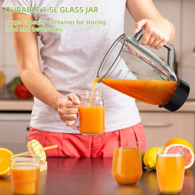 Emulsifier beater with glass 300W Royal Swiss stainless steel blade 2  speeds for making baby food, smoothies, soups, marinades, sauces, juices,  cream. - AliExpress