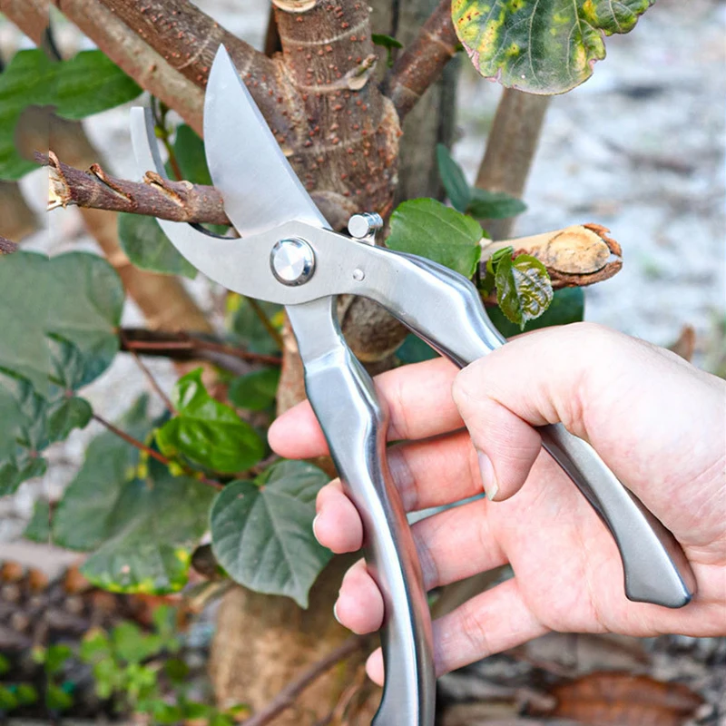 Effort-saving Rebound Pruning Shears All-steel Elbow Thick Branch Fruit Branch Shears Garden Flower Bonsai Pruning Tool 4