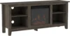 Wren Classic 4 Cubby Fireplace TV Stand for TVs up to 65 Inches, 58 Inch, Charcoal 1