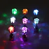 Cyberpunk Colorful LED Luminous Square Earrings Men Women's Cool Fashion Zircon Earring Party Carnival Disco Jewelry Accessories 3