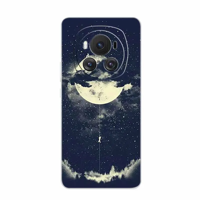 Fashionable Clear Animal Design Silicone Phone Case - Soft TPU Back Cover