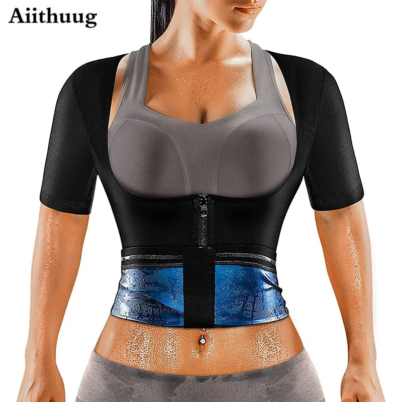 Waist Trainer Vest for Women Zipper Corset Body Shaper Tummy Control  Neoprene Cincher Sweat Sauna Tank Top Slimming Shapewear - AliExpress