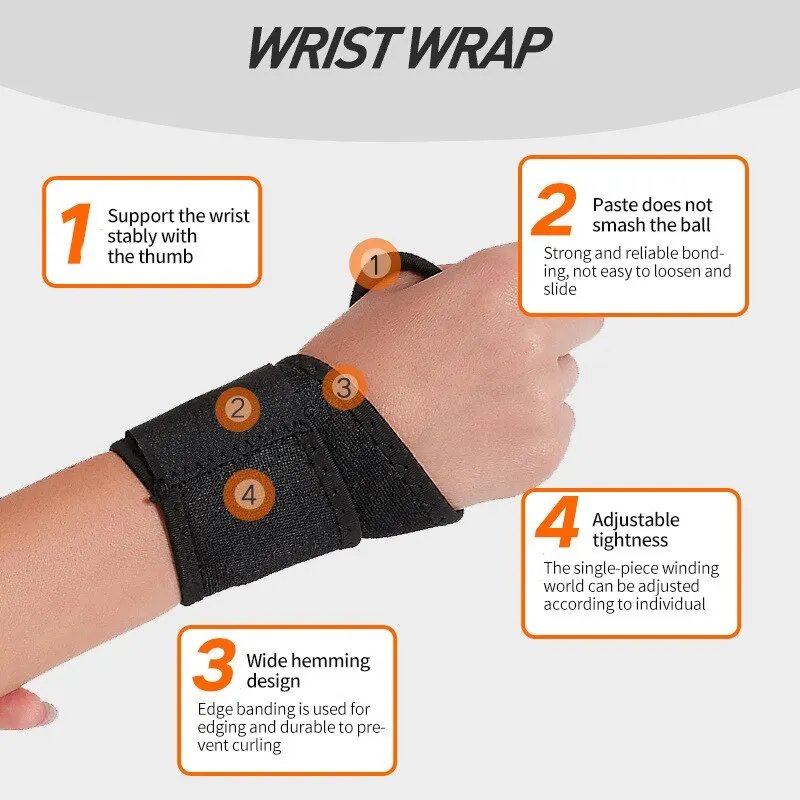 Athletic Wristguards Fitness Basketball Pressurized Open Wrist Protector Gloves Wrist Joint Winding Men and Women wrist guard