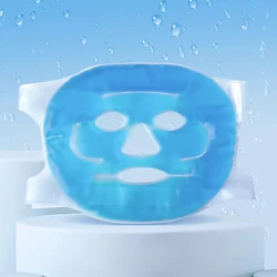 Revitalizing Gel Cooling Face Mask - Hot & Cold Therapy for Skin Firming and Relaxation (Only Face Mask)