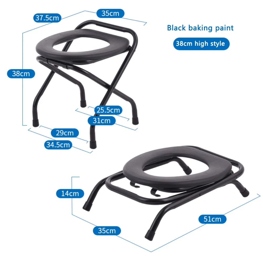 Portable Toilet Seat, Stainless Steel Emergency Toilet, Folding Camping Toilet Seat, Portable Station Wagon