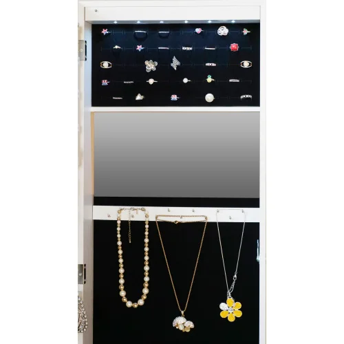 Full-Length Mirror with Jewelry Cabinet 6