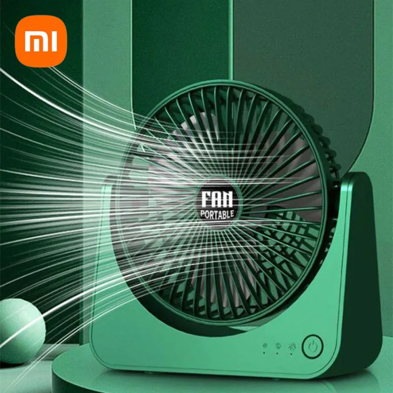 

Xiaomi 360° Rotating USB Desktop Fan Mini Adjustable Portable Electric Fans Summer Air Cooler for Home Office High Quality Fans