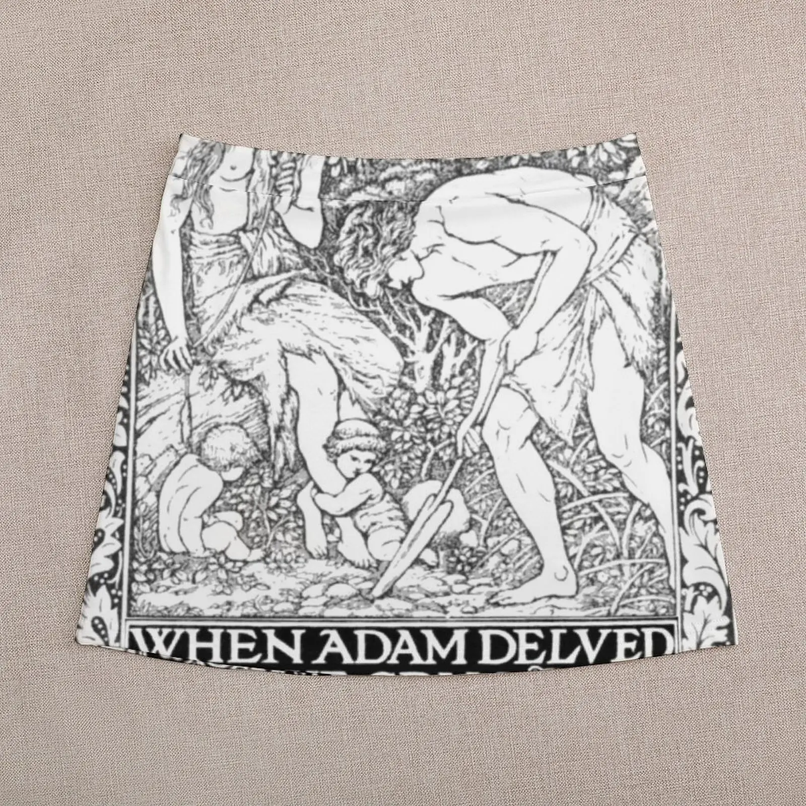 When Adam Delved and Eve Span Mini Skirt summer dresses for women 2023 fairy core short skirt for women