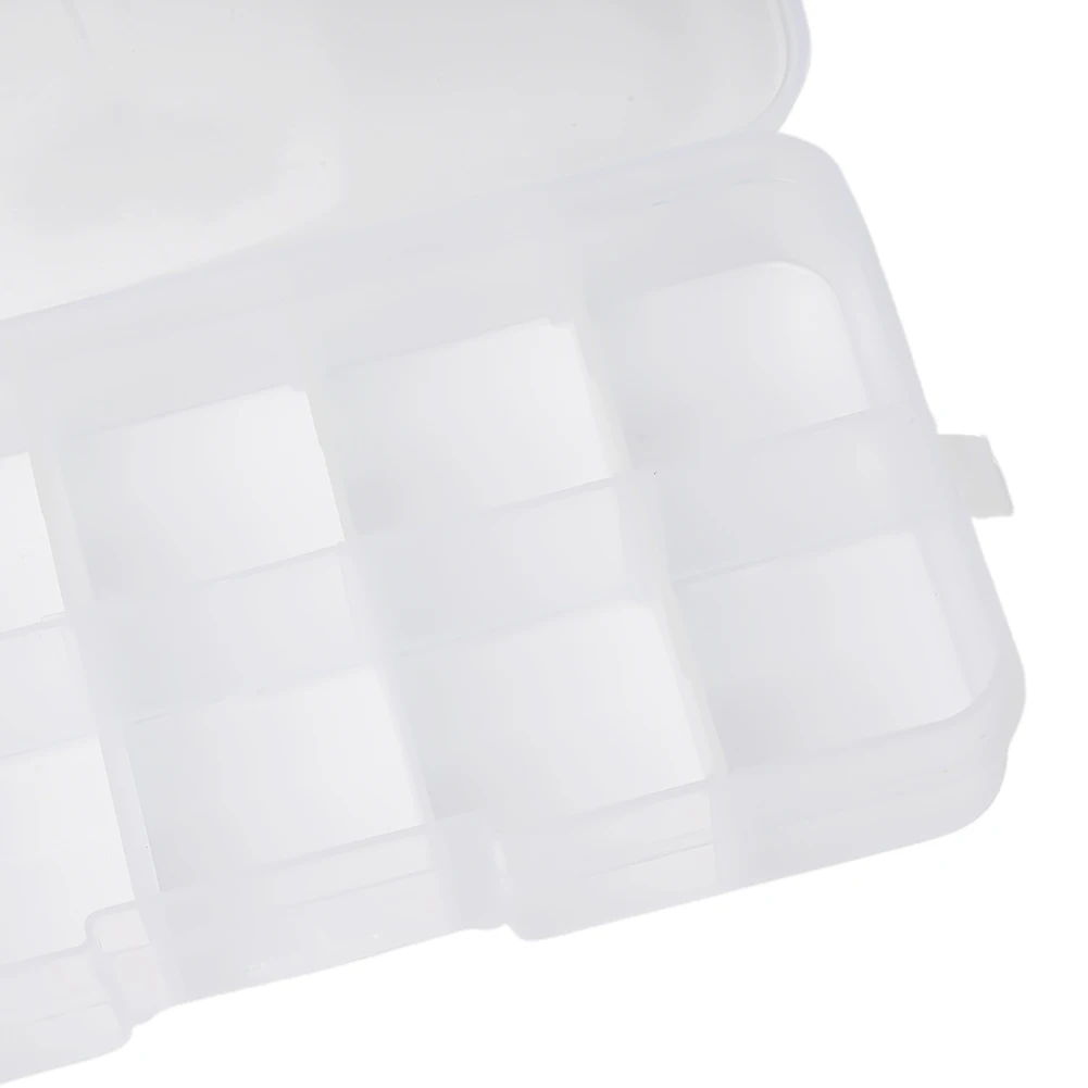 

Large Capacity Transparent Plastic Jewelry Beads Pills Nail Tips Storage Box Case Container Organizer Container Home Supplies