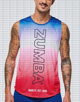 2026 Summer Fashion ZWB 3D Printing Fun Letters Fitness Sports Yoga Outdoor Leisure Street Wear Quick Drying Home Loose Tank Top