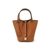Sac seau en cuir véritable UNBOUND pour femme, en cuir de vachette pleine fleur Togo, sac à main de luxe pour mariage, sac fourre-tout minimaliste, élégant, pour les trajets quotidiens, nouveauté 2