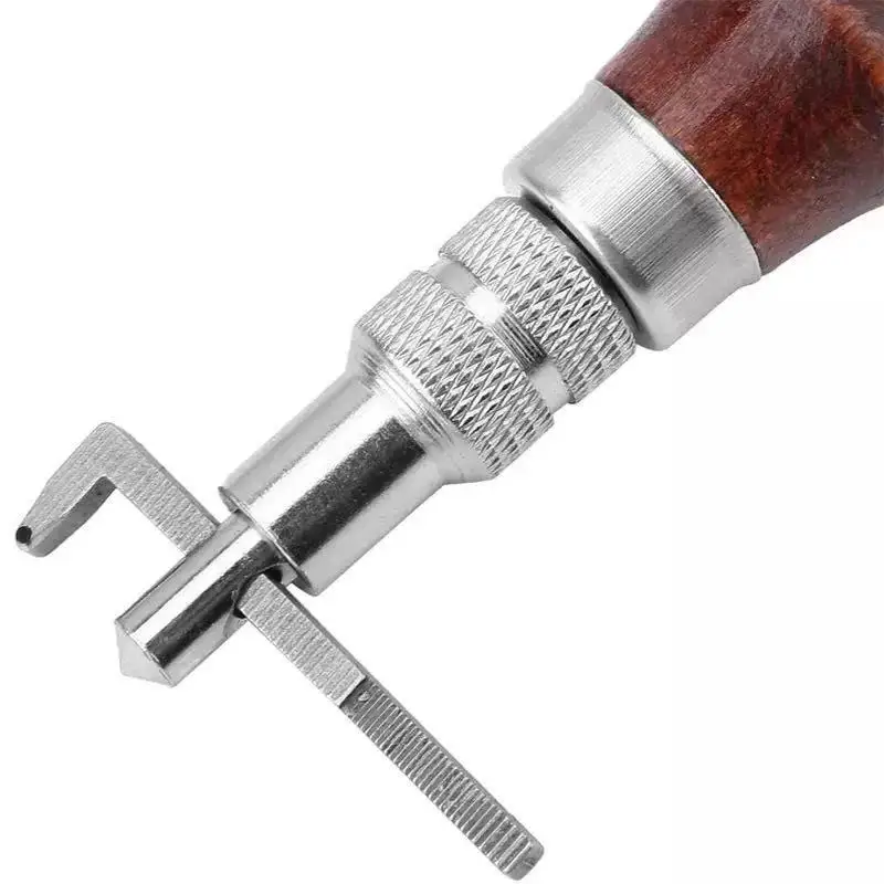 Smussatore Professionale per Bordi in Pelle, 0,6 mm-1,4 mm, Utensile da Taglio per Fai-da-te(0.6mm