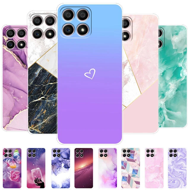 for Funda Honor 70 Lite 2023 Case Soft Silicone Marble Back Cover Phone  Cases for Honor