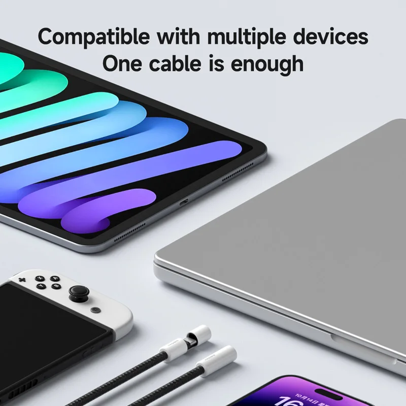 Hagibis USB C to USB C Cable With Protective Cap 240W Type C Cable PD 3.1 Fast Charging Cord for iPhone 16/17 Macbook Pro iPad