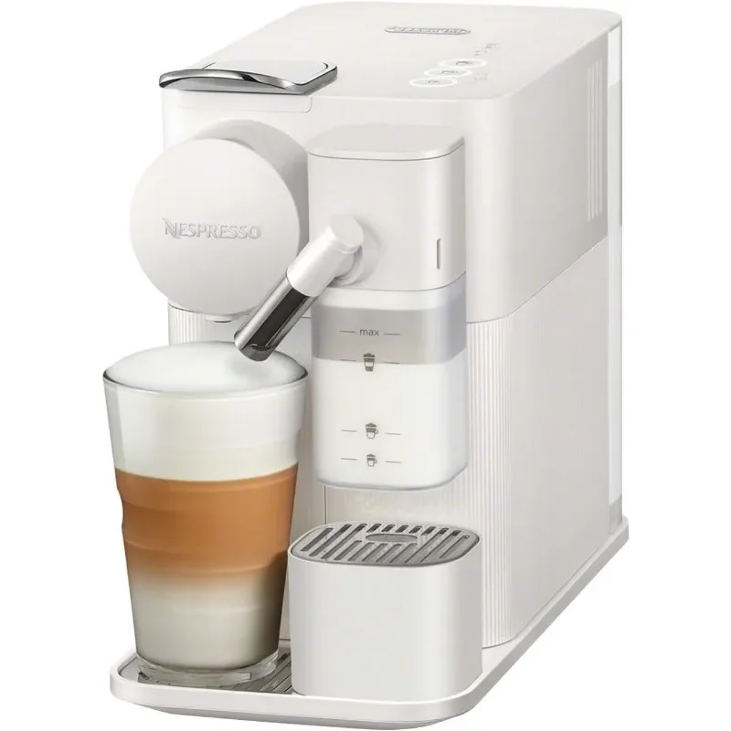 Nespresso Lattissima One Original Espresso Machine with Milk Frother by De'Longhi, Silky White 3