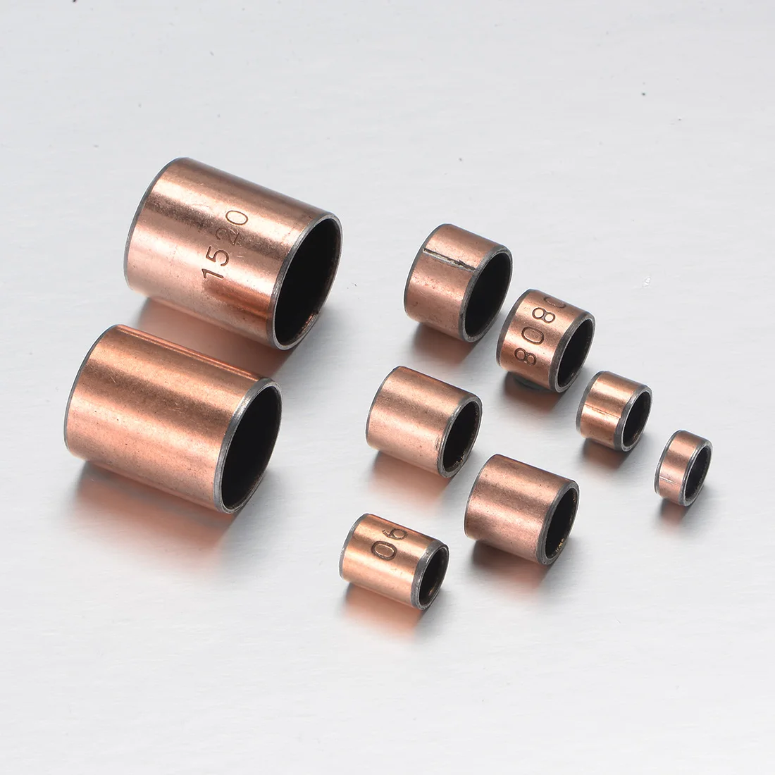 Kit 5 Cuscinetti Compositi SF-2 Autolubrificanti 30x35x30 Mm – Rame E PTFE, Senza Manutenzione