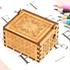 Wooden Music Box Multifunctional Manual Carved Music Box Household Decor Classic Wooden Melody Box Creative Queen Birthday Gifts 6
