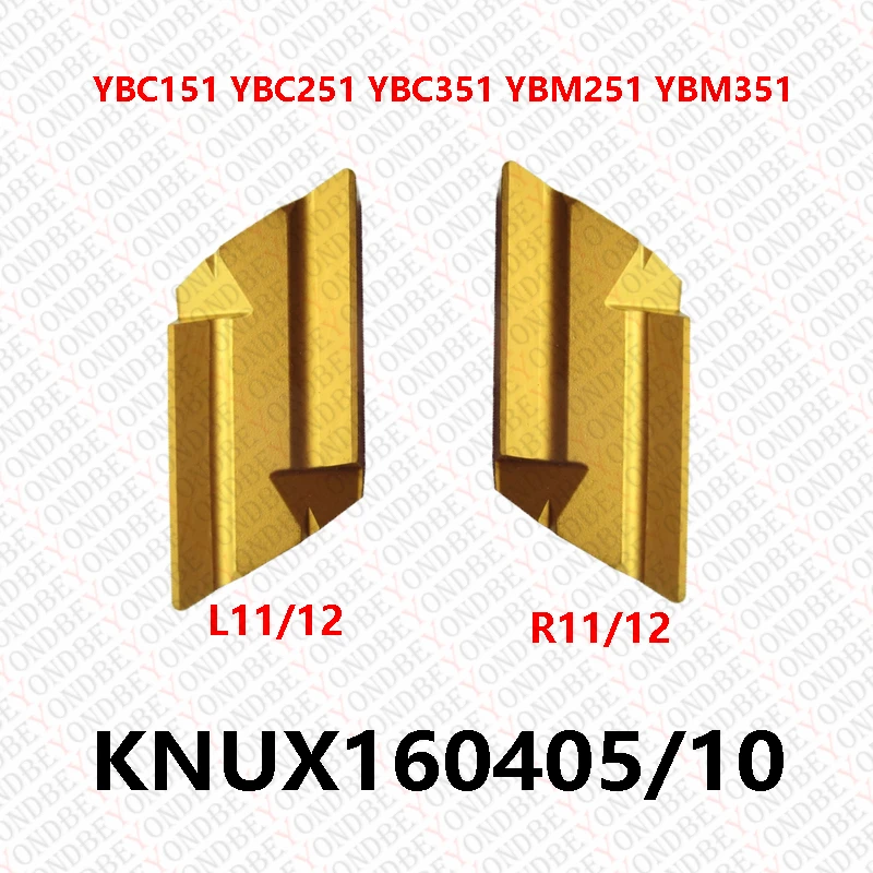 Карбидные вставки KNUX KNUX160405 KNUX160410R11 KNUX160410R12 KNUX160405L11 KNUX160405L12 YBC251 YBC151 YBC351 YBM251 YBM351 10 шт.