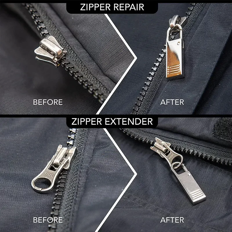 Zipper Slider Puller 5/10Pcs Replacement for Luggage Clothing