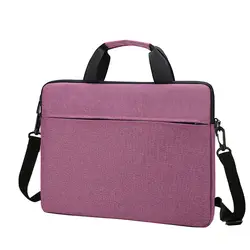 Ultra Thin Laptop Sleeve Case with Shoulder Strap for 13.3 - 15.6 Inch Notebooks (Purple)