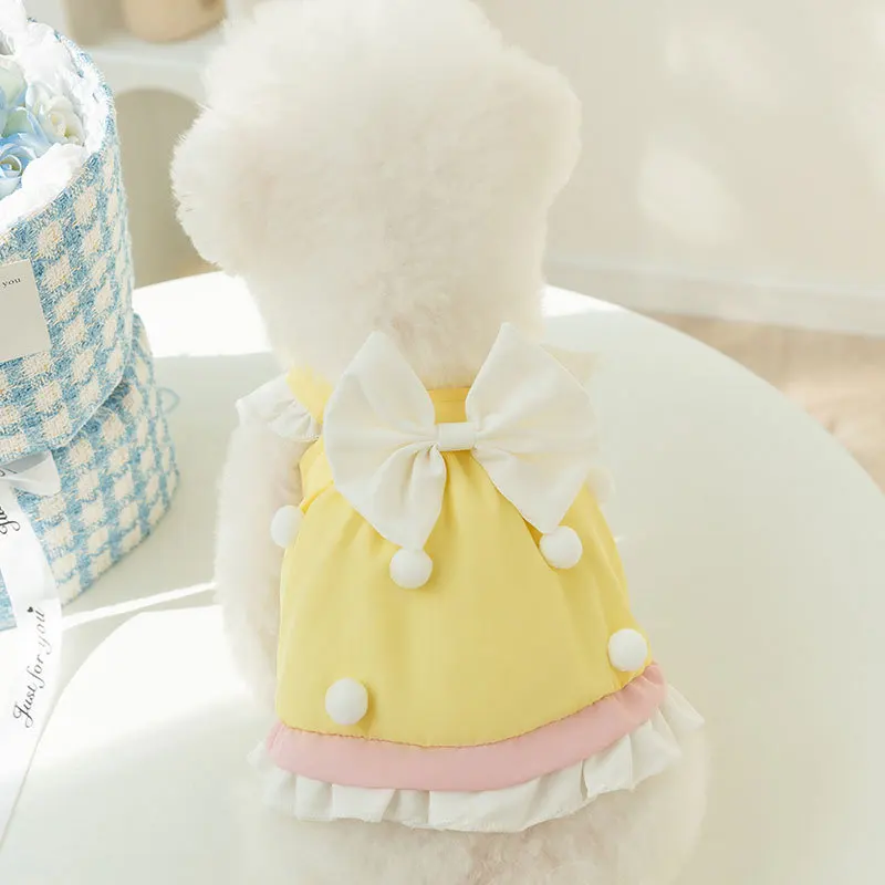 

Summer Cute Princess Pet Dress for Dogs Little Small Puppies Animal Cat Wedding Party Skirt Clothes for Chihuahua Yorks Dress