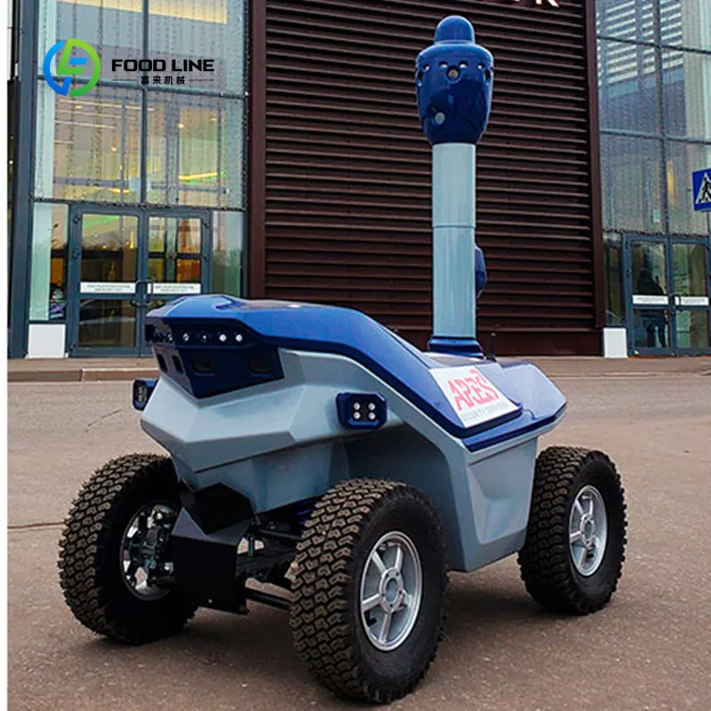 Robot di pattuglia di sicurezza autonomo personalizzato: sistema di sorveglianza e avviso alimentato da AI per zone industriali/commerciali - immagine 5