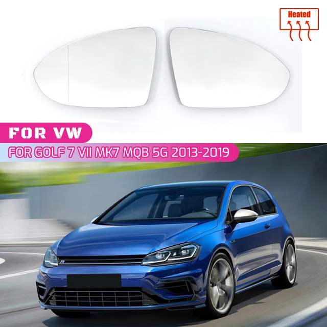 Ersatz links & rechts Rückansicht beheiztes Außen weitwinkel spiegelglas  für volkswagen vw golf 7 vii mk7 mqb 5g 2015-2019 - AliExpress