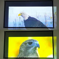 2025 High Brightness Portable Projection Screen Anti-Light Projector Curtain Metal Reflective Cloth Fabric 10-130 inch For HY300 - Image 3
