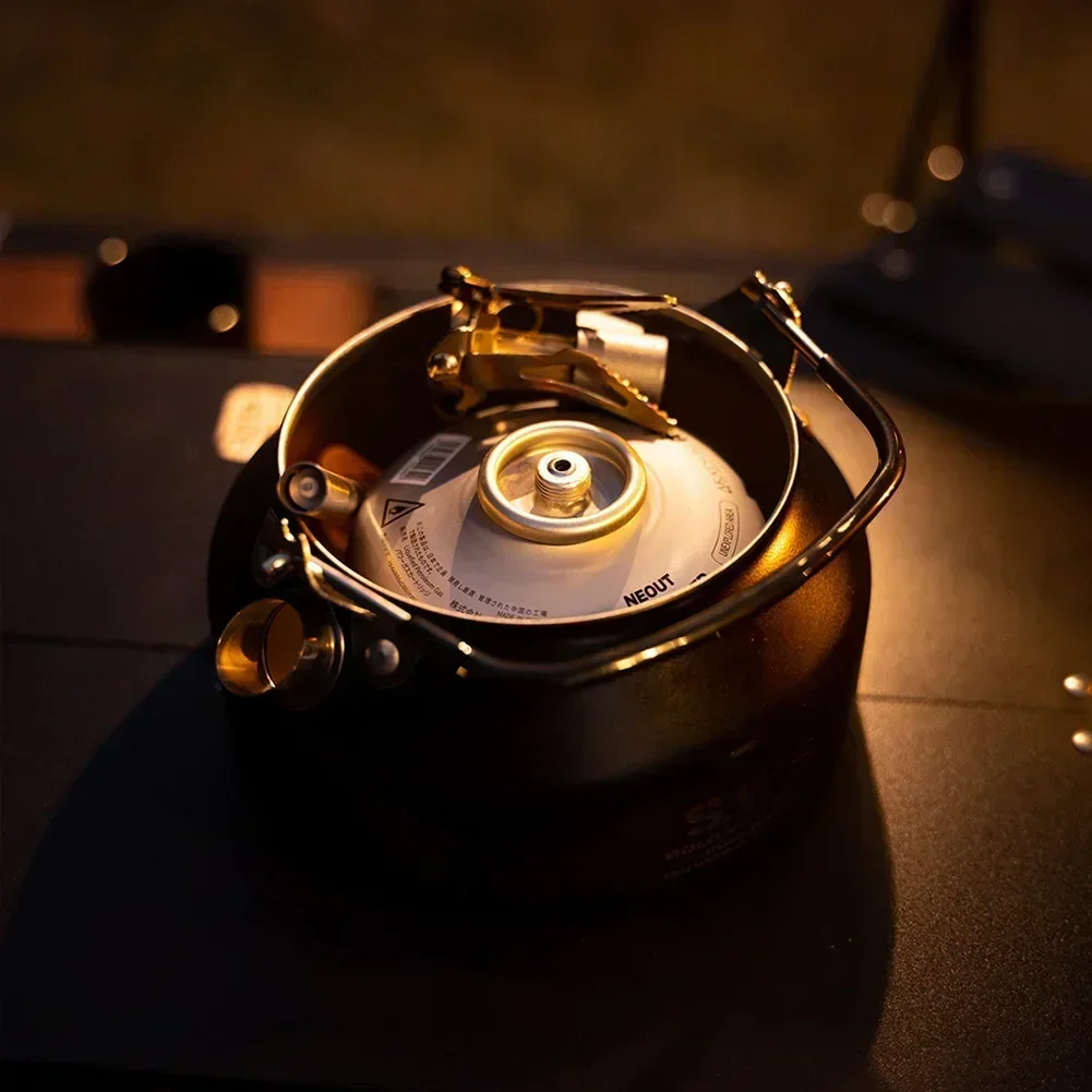 Portable Stainless Steel Camping Kettle 4