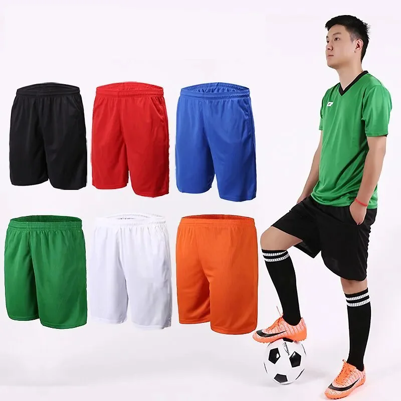 Men Shorts Sport Football Training Casual Shorts Men child Kits Soccer Uniform Running Basketball Solid Color Loose Beach Short men shorts