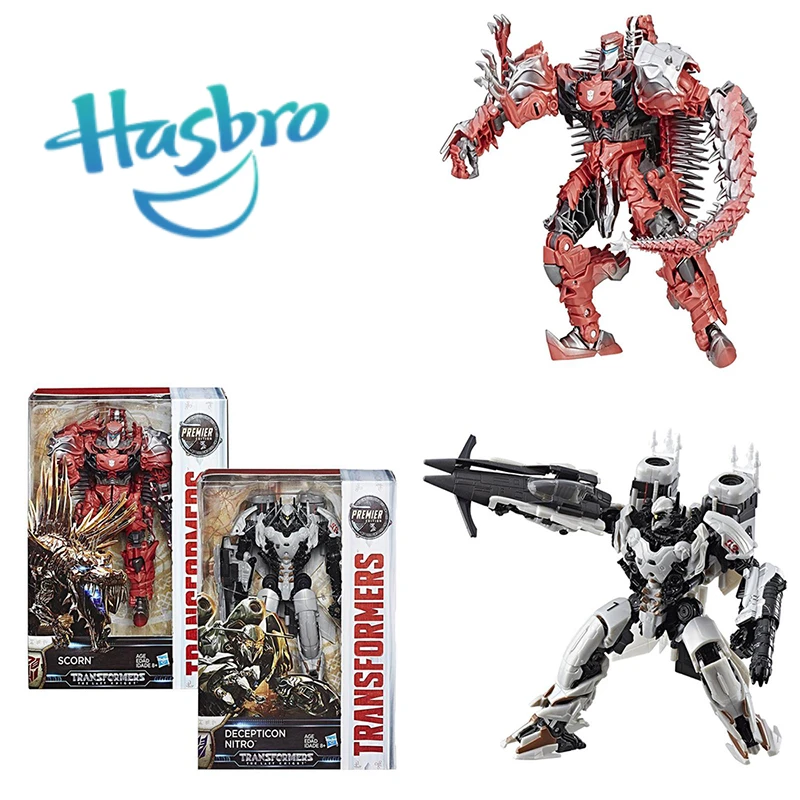 

Hasbro Transformers: The Last Knight Voyager Class Nitro Zeus Scorn 3C 18Cm Original Action Figure Kids Toys Birthday Present