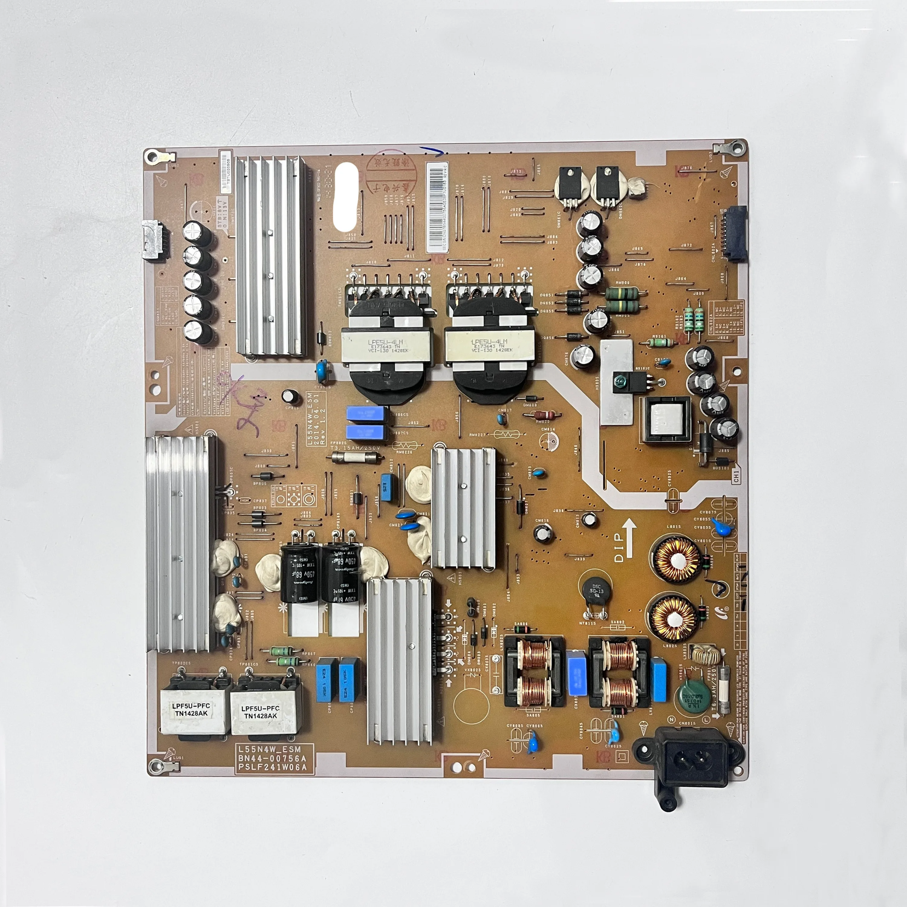 

Authentic Original TV Power Supply Board L55N4W_ESM BN44-00756A Has Been Tested To Work Properly And Is For LCD TVs UA48HU5900J